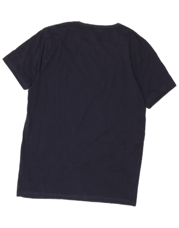 T-shirt męski Paul Smith, duży, granatowy, bawełniany