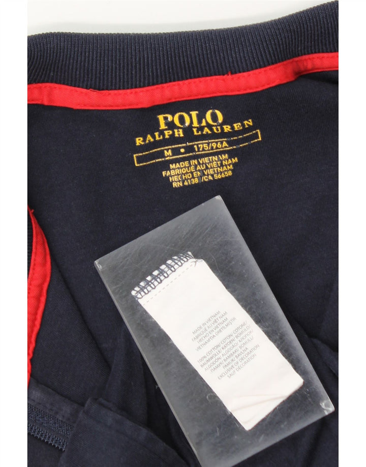 Męska kurtka dresowa Polo Ralph Lauren, średnia granatowa, blok kolorów