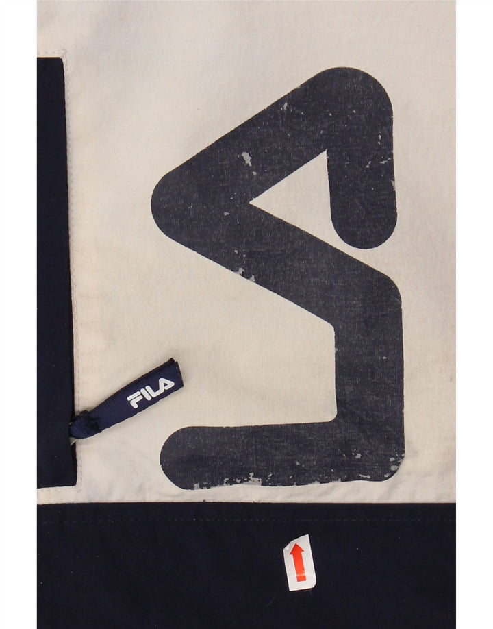 Męska kurtka wiatrówka FILA UK 44 2XL wielokolorowa, z blokami kolorów