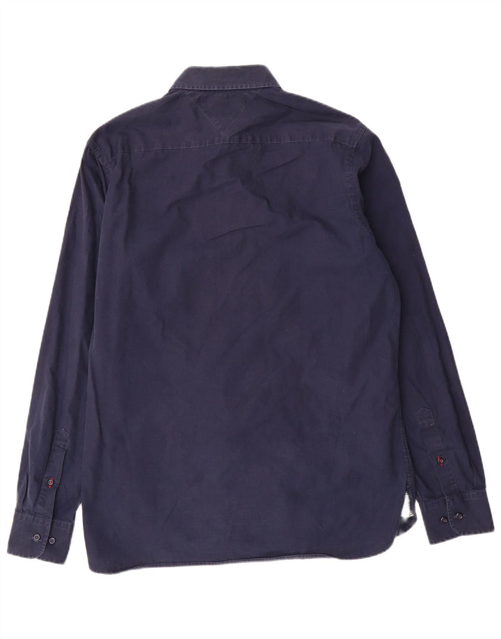 Męska koszula o dopasowanym kroju Tommy Hilfiger w kolorze średniego granatu