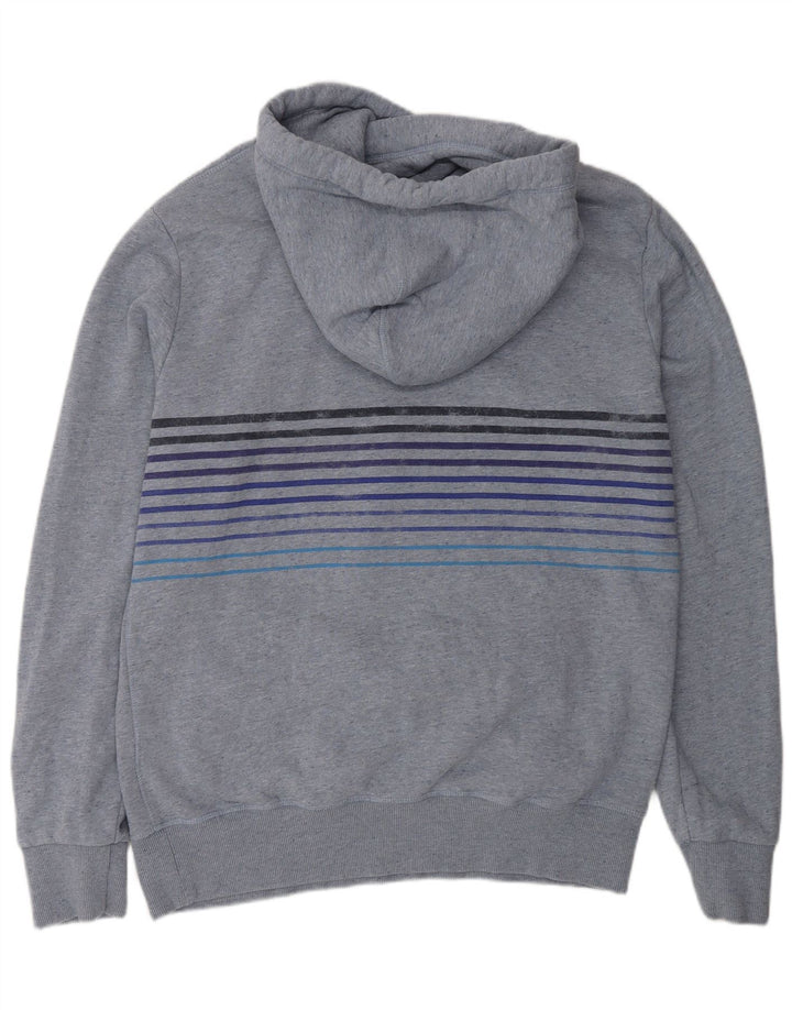 SUPERDRY Męski sweter z kapturem i grafiką, 2XL, niebieski, bawełniany
