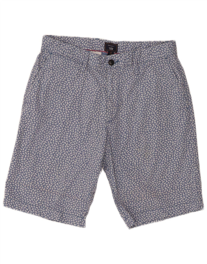 Męskie spodenki chino Gap khaki W32 średni niebieski kwiatowy bawełna
