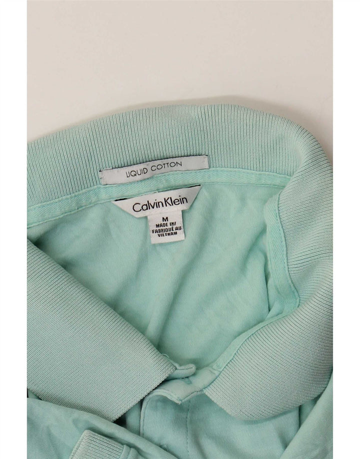 Męska koszulka polo Calvin Klein w kolorze średniego turkusu