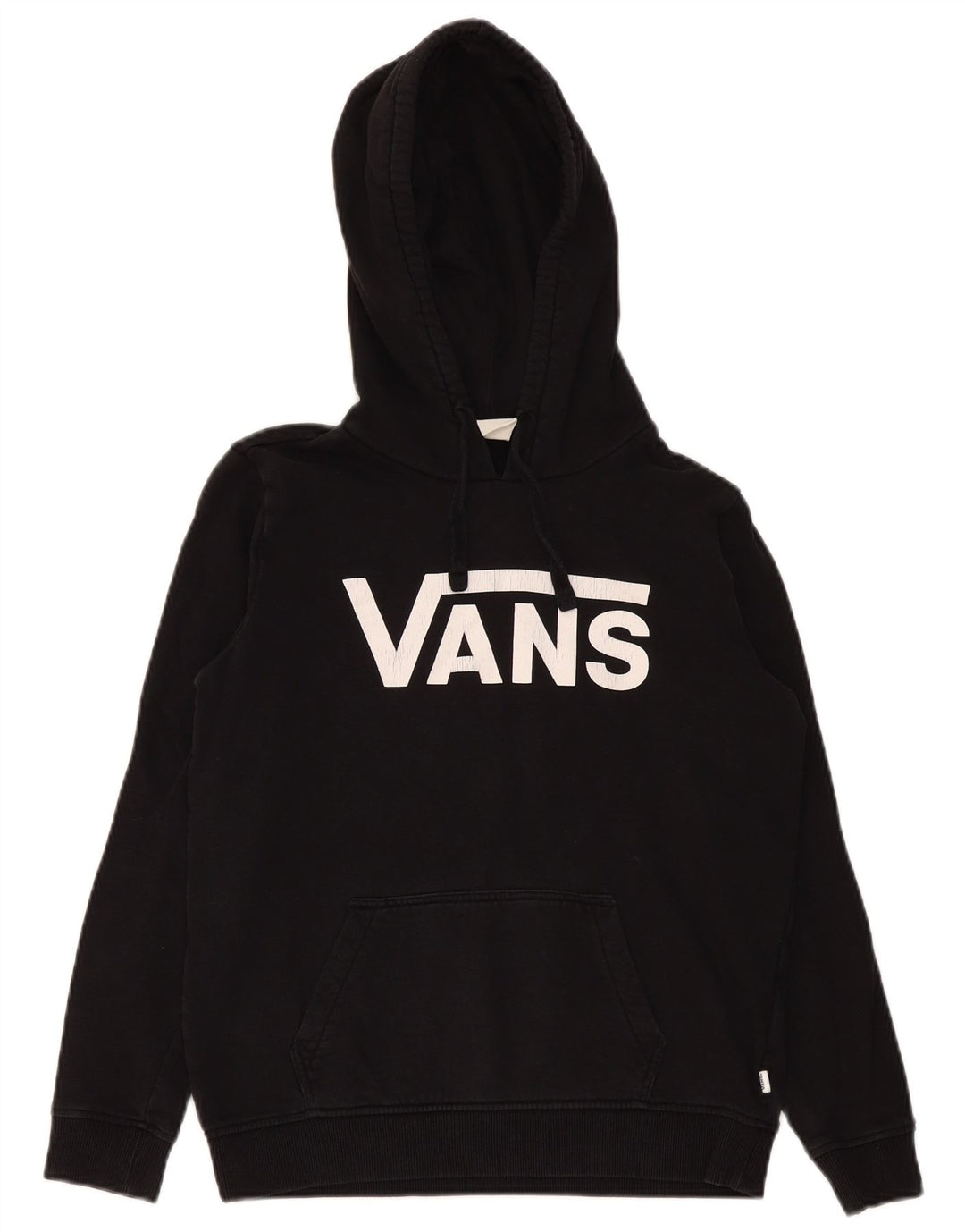 Męski sweter z kapturem Vans z grafiką, mały, czarny, bawełniany