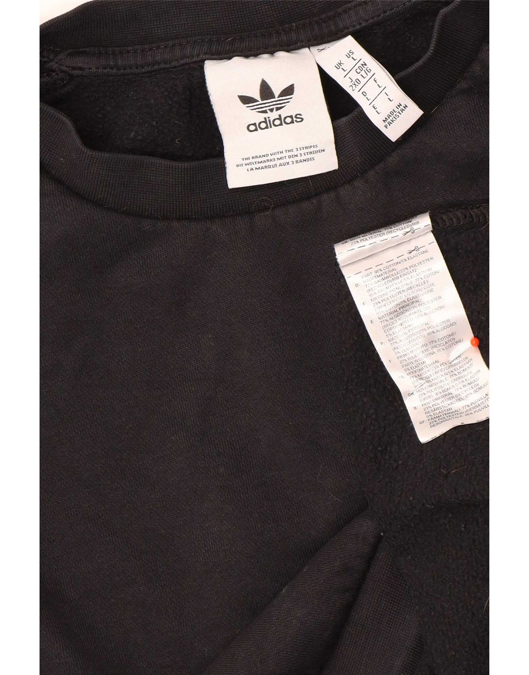 Bluza męska Adidas, duża, czarna, bawełniana