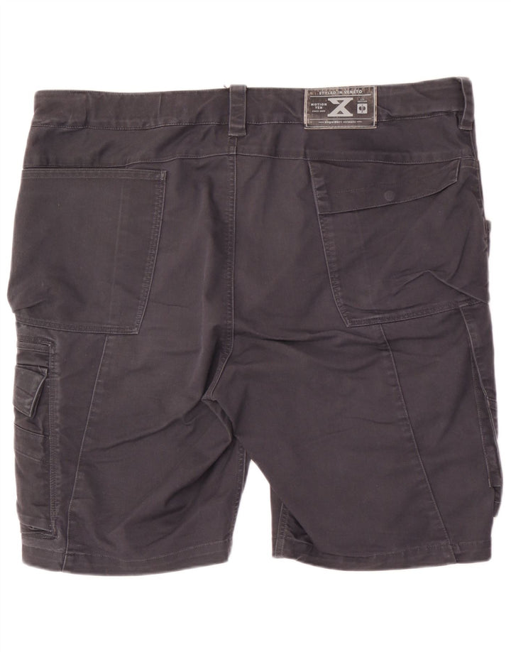 Męskie spodenki cargo Engelbert Strauss W46 3XL Czarna bawełna