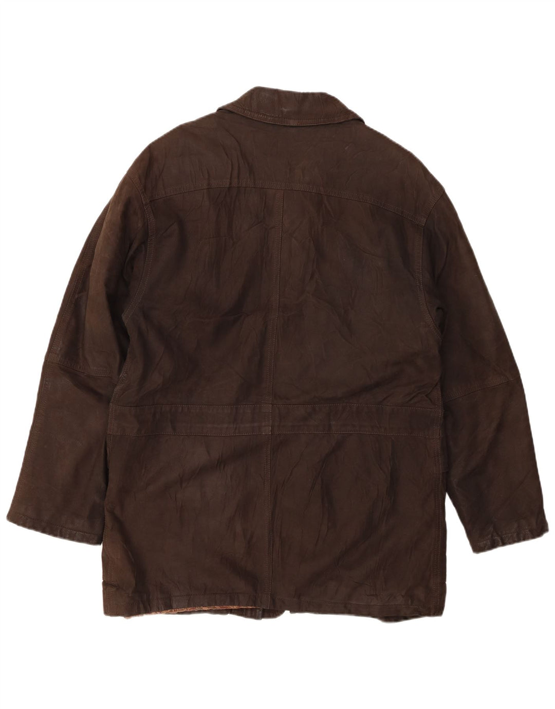 Męska kurtka skórzana Suprema IT 48 Średniobrązowa skóra