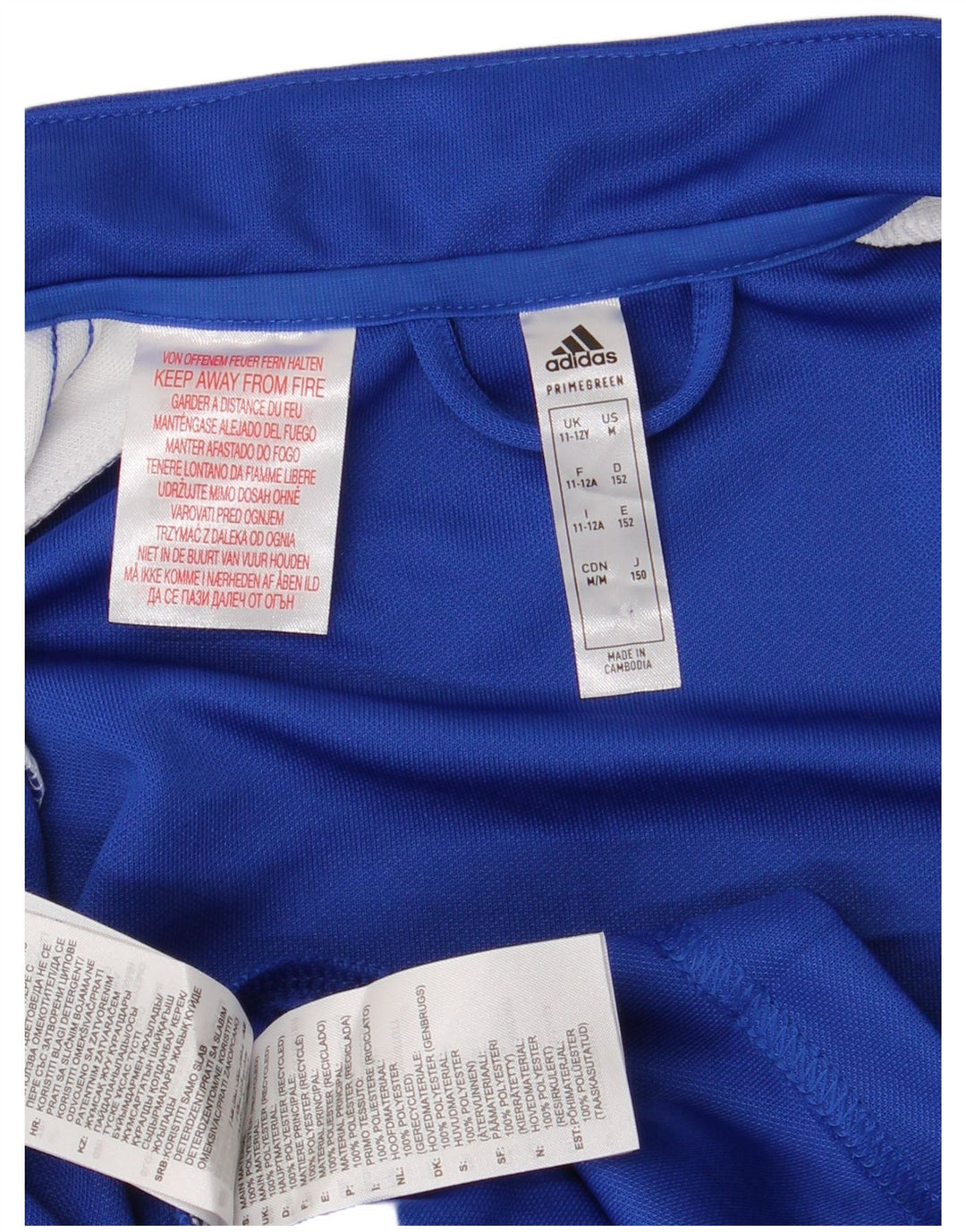 Chłopięca kurtka dresowa Adidas Aeroready 11-12 lat, niebieska, poliestrowa