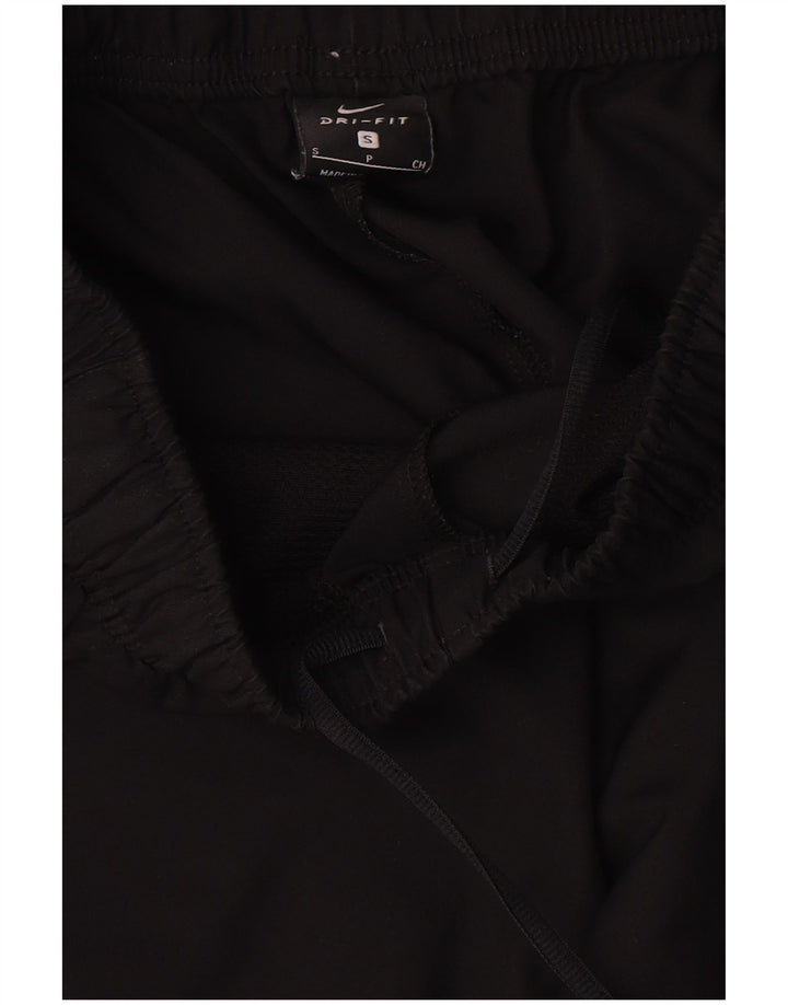 Damskie spodnie dresowe NIKE Dri Fit UK 8, małe, czarne, poliestrowe