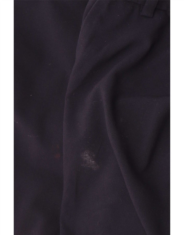 Damskie spodnie garniturowe Marks & Spencer UK 12 Medium W30 L28 Granatowe