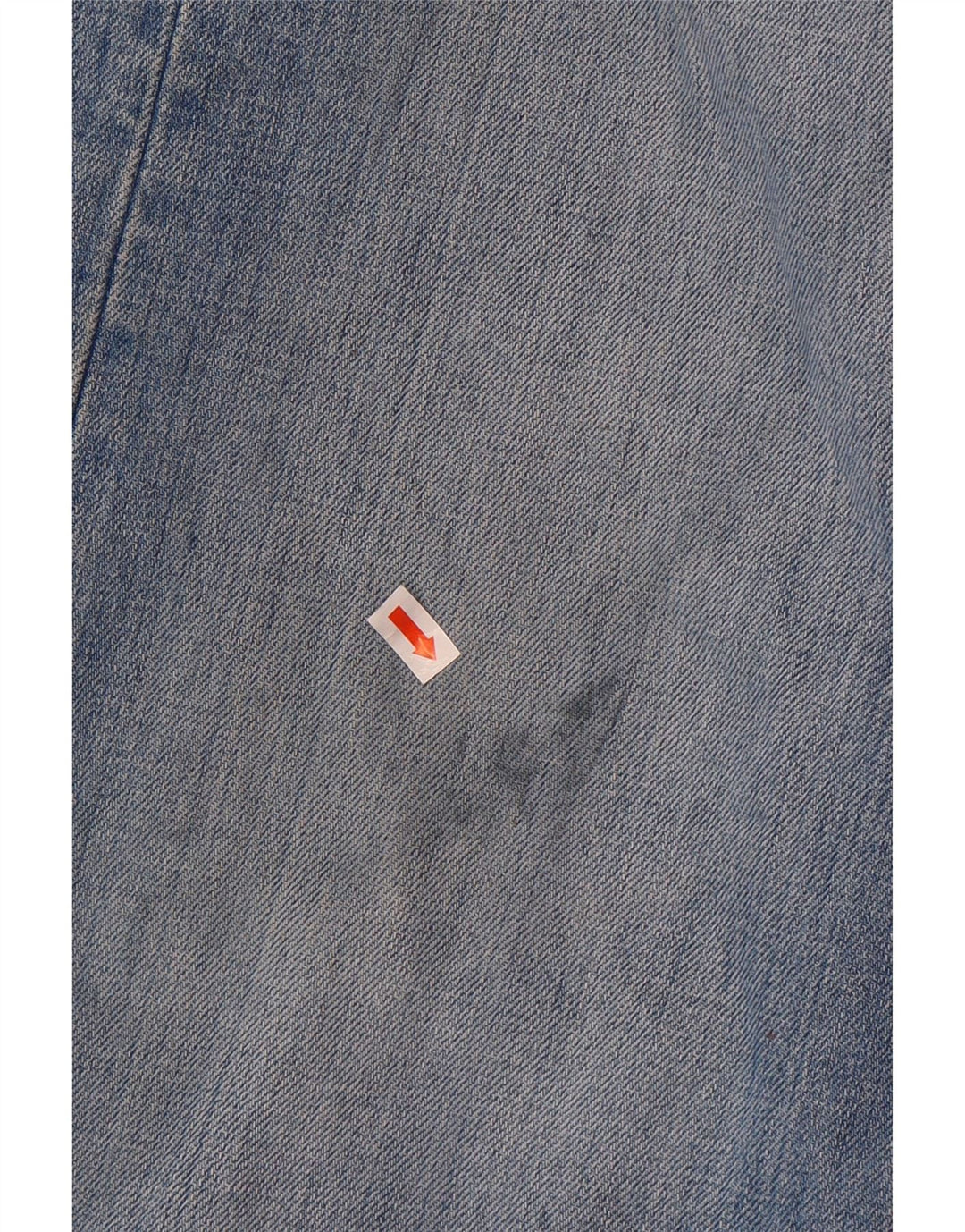 LEVI'S Mens 501 Straight Jeans W36 L32 Blue Cotton