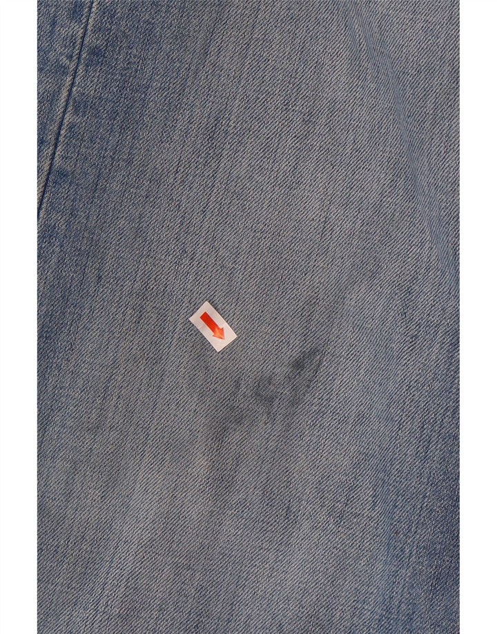 LEVI'S Mens 501 Straight Jeans W36 L32 Blue Cotton