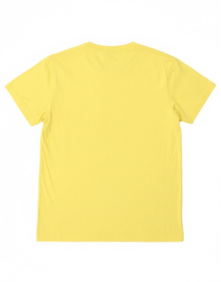 T-shirt chłopięcy Russell Athletic w wieku 11-12 lat, żółty, bawełniany