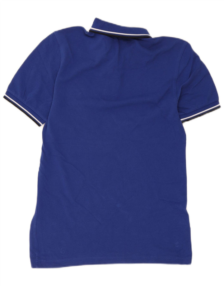 Męska koszulka polo Fred Perry, mała, niebieska, bawełniana