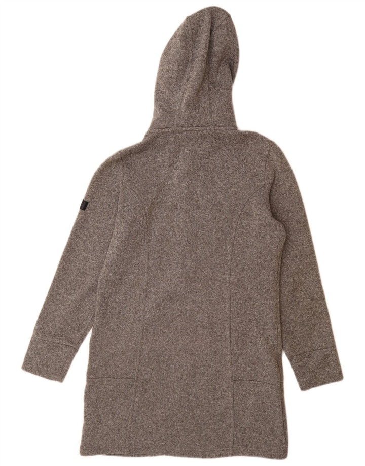 Damski sweter z długim rękawem w stylu VINTAGE, UK 14, średni szary poliester