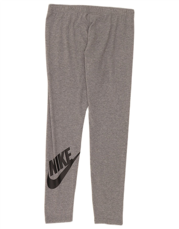 Damskie legginsy Nike Graphic UK 14, duże, szare nakrapiane