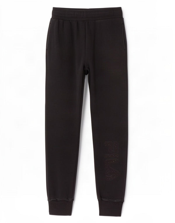 Damskie spodnie dresowe Fila Graphic Joggers UK 12 Medium Black Cotton