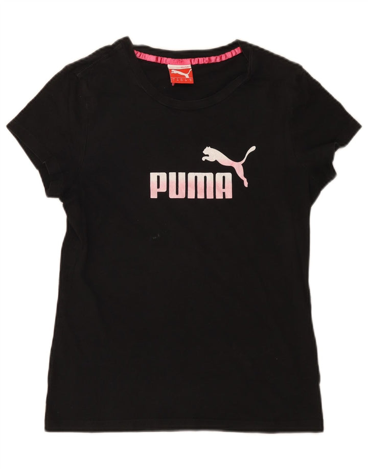 Damska koszulka z grafiką Puma Top UK 10, mała czarna