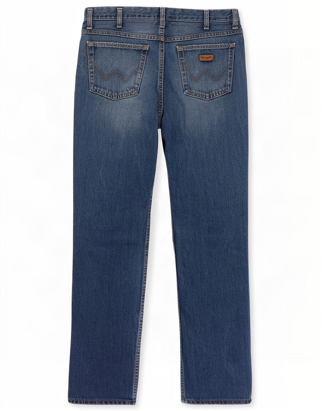 Wrangler Męskie Proste Dżinsy W33 L30 Niebieskie Bawełniane