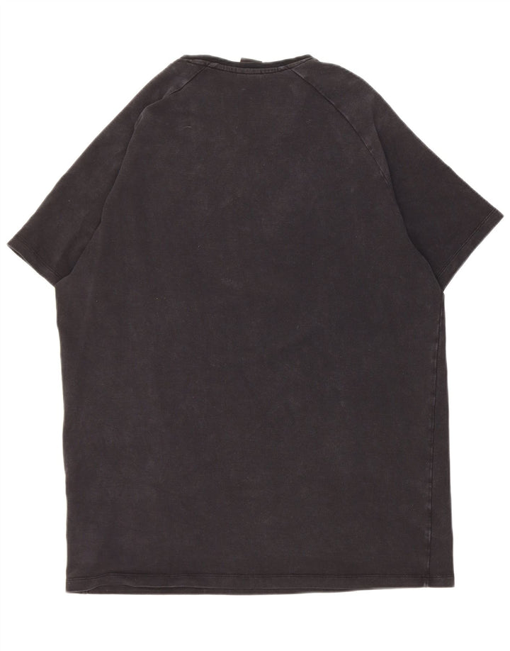 Męski T-shirt z grafiką Hugo Boss, duży, czarny Lyocell