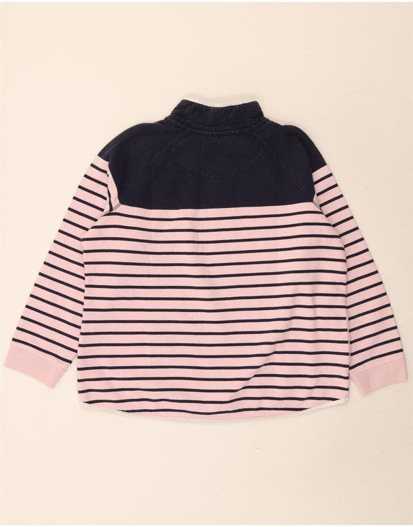 Crew Clothing Damski sweter oversize UK 16 w duże różowe paski