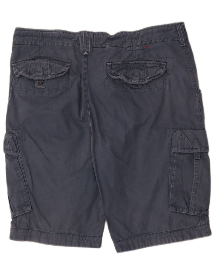 Męskie spodenki cargo Fat Face W38 XL granatowe, bawełniane