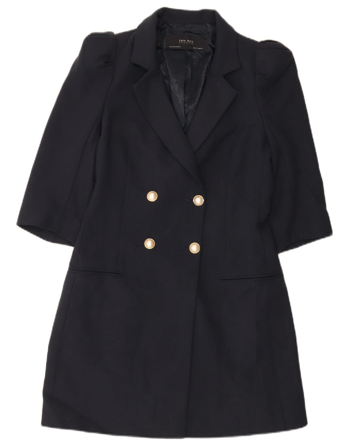 Damska marynarka z długimi rękawami i długimi rękawami Zara UK 12, średni granat