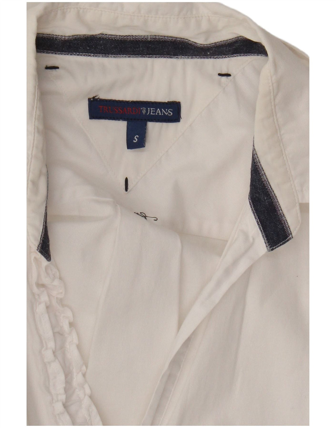 Koszula damska Trussardi Jeans UK 10, mała, biała