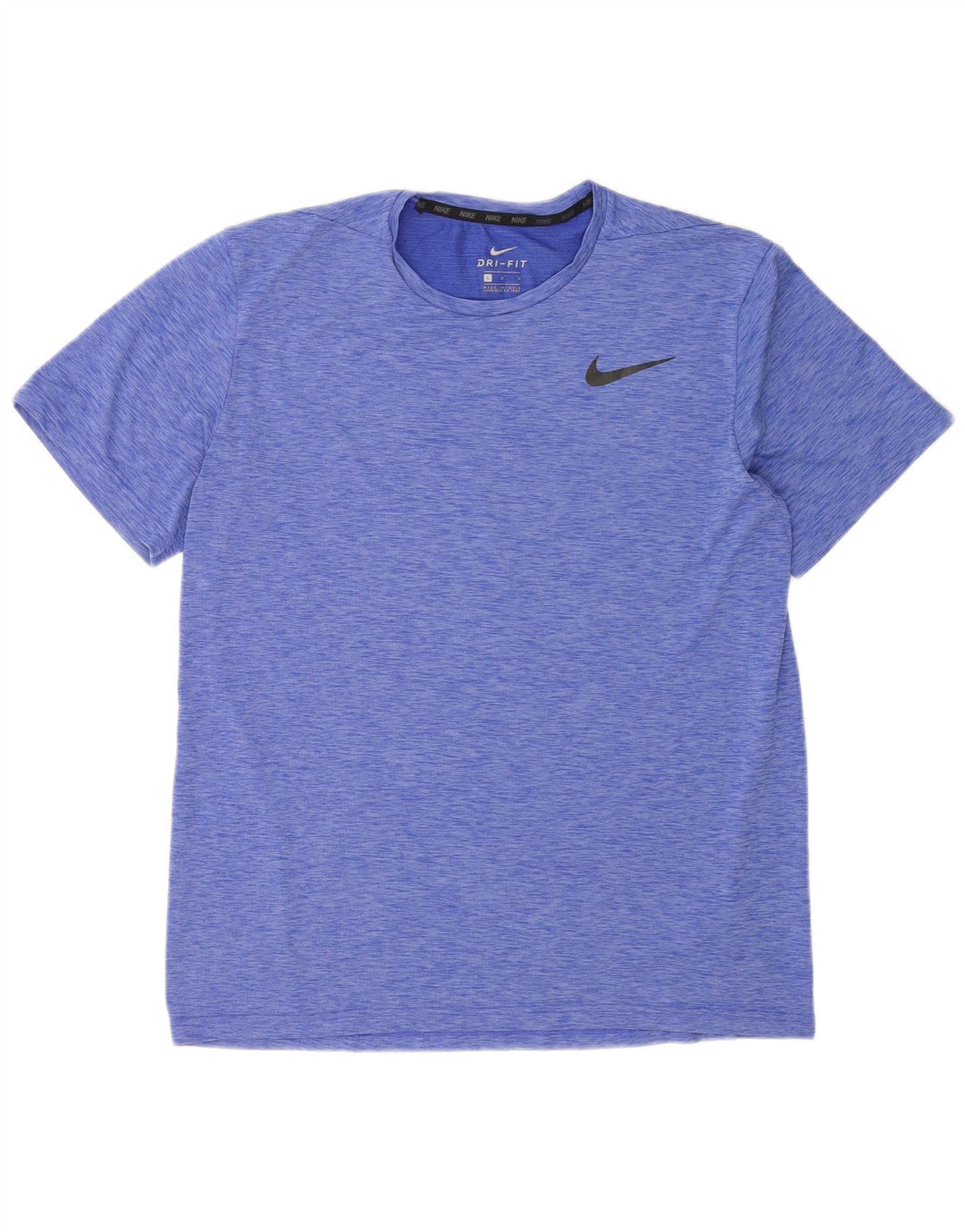 Męski T-shirt Nike Dri Fit, duży, niebieski, nakrapiany poliester