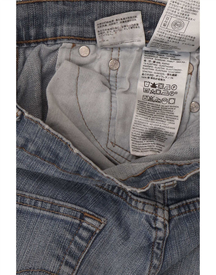 Damskie jeansy Levi's 511 Slim W28 L30 Niebieska bawełna