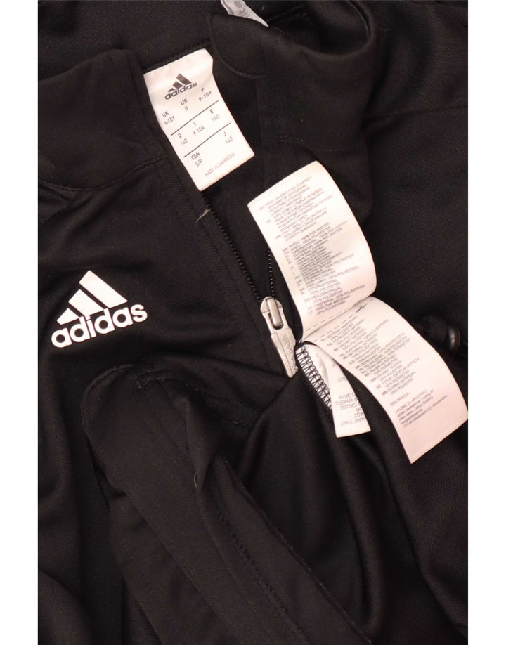 Adidas Chłopięca Kurtka Dresowa Climalite Climalite 9-10 Lat Czarny Poliester