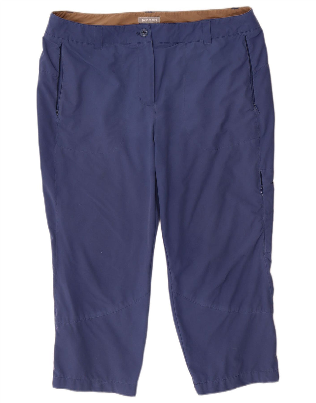 Damskie spodnie Cargo Capri Rohan UK 14 Large W36 L22 Niebieski poliamid