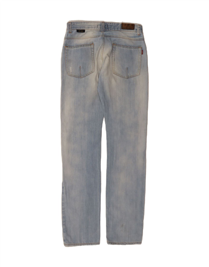 DANIELE ALESSANDRINI Womens Slim Jeans W33 L35 Blue Cotton Vintage Daniele Alessandrini and Second-Hand Daniele Alessandrini from Messina Hembry 
