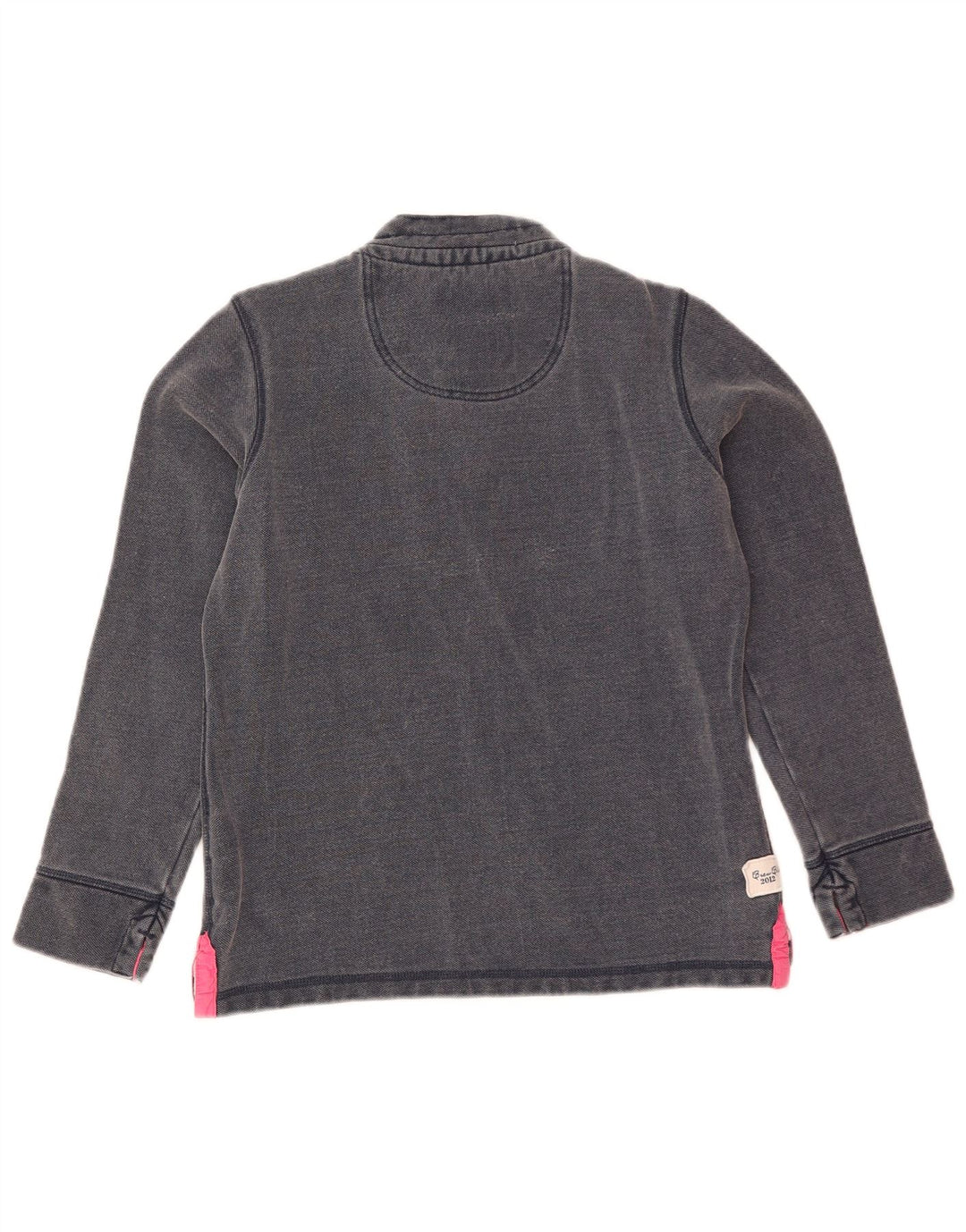 Crew Clothing Damska bluza z dekoltem w serek, UK 10, mała, granatowa