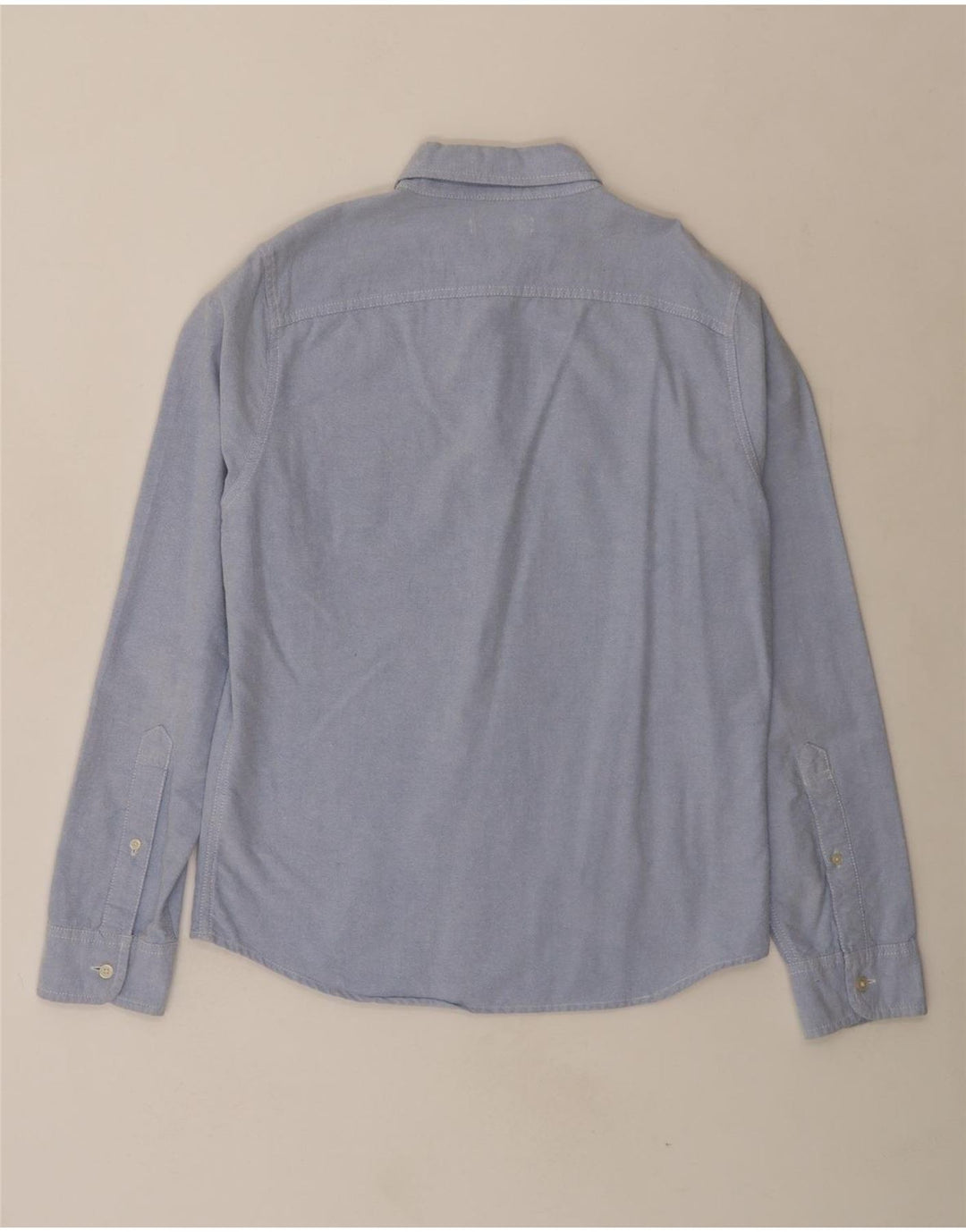 HOLLISTER Mens Shirt Medium Blue Cotton Vintage Hollister and Second-Hand Hollister from Messina Hembry 