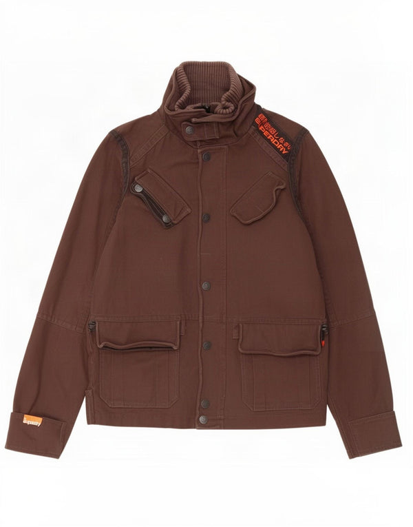 Męska kurtka użytkowa Superdry UK 40, duża, brązowa