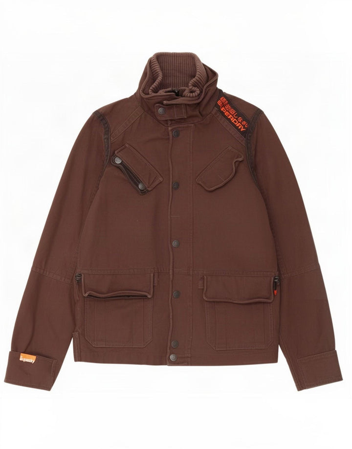 Męska kurtka użytkowa Superdry UK 40, duża, brązowa