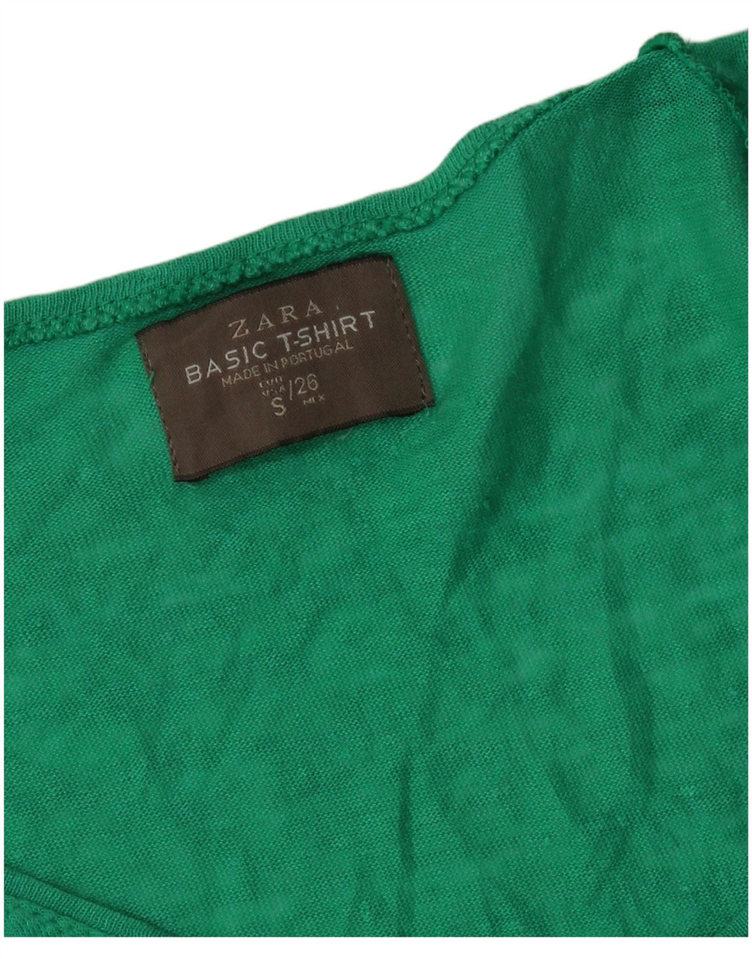 T-shirt damski Zara Top UK 10 Small Green