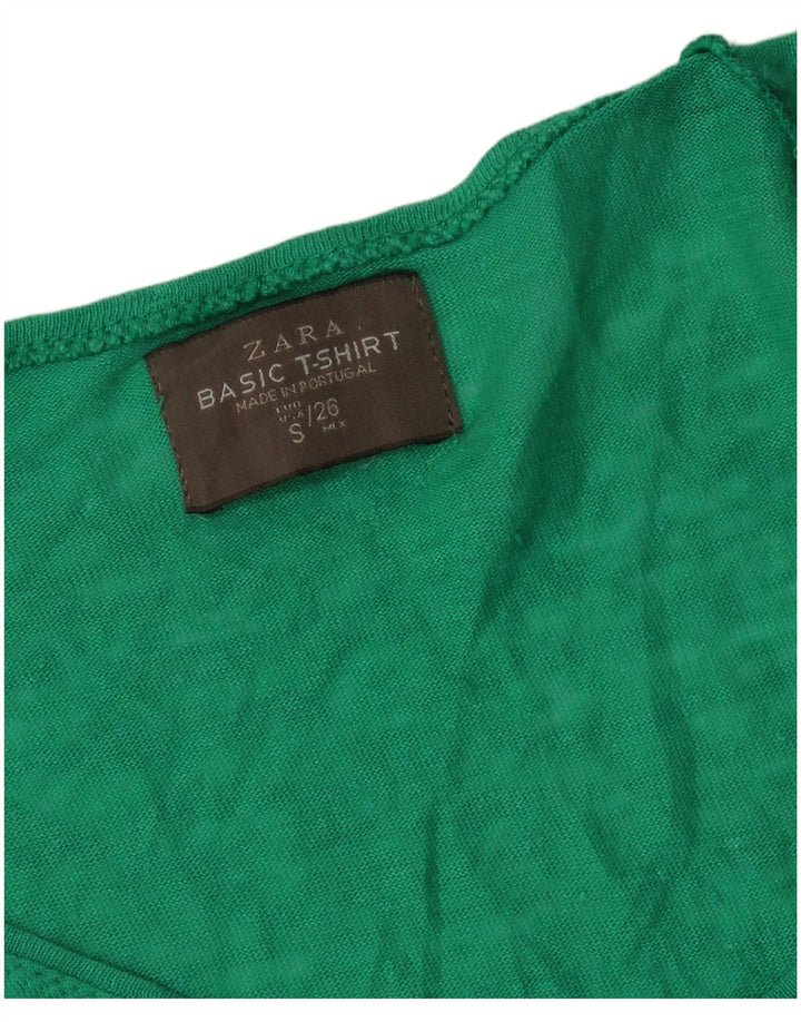 T-shirt damski Zara Top UK 10 Small Green