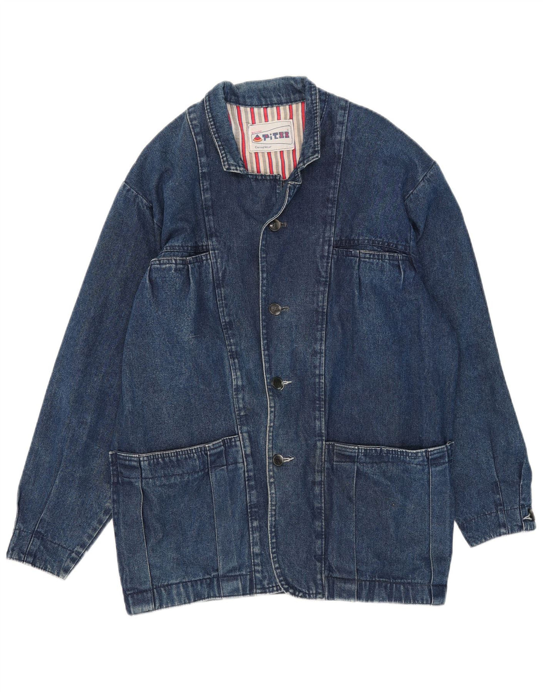 Vintage męska kurtka dżinsowa UK 42 XL niebieska