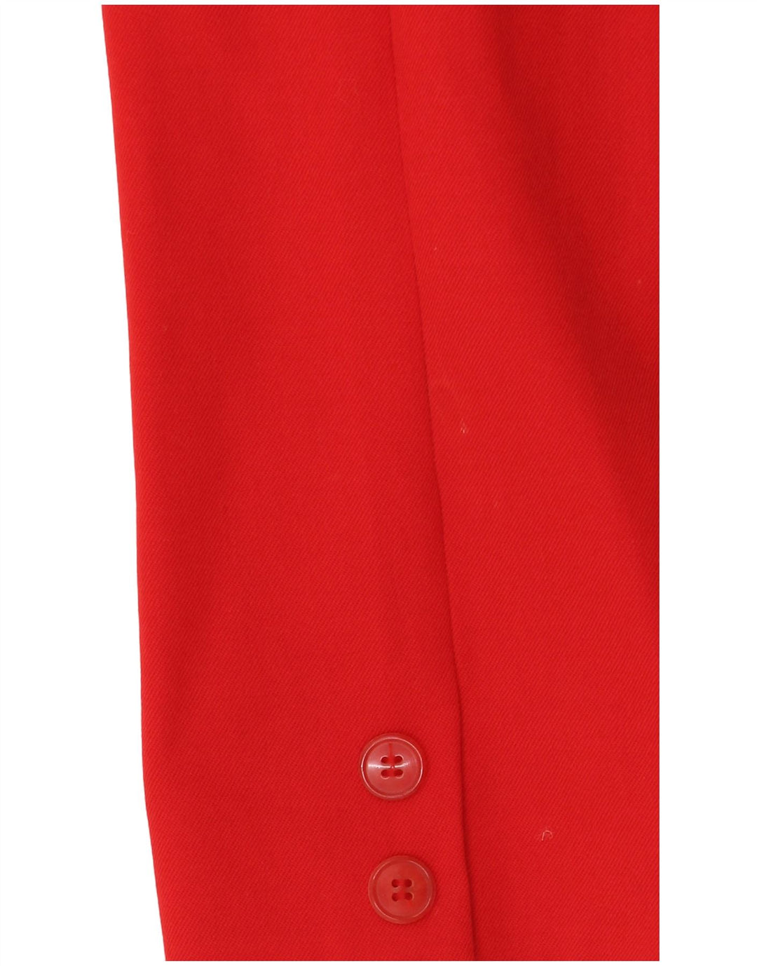 Dwurzędowa marynarka damska w stylu vintage, krótka IT 44, średnia czerwień