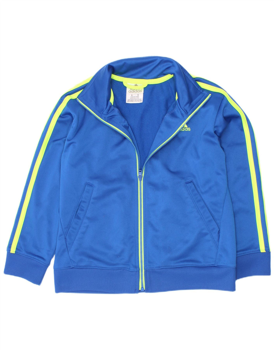Chłopięca bluza dresowa Adidas z grafiką, 4-5 lat, niebieska, poliestrowa