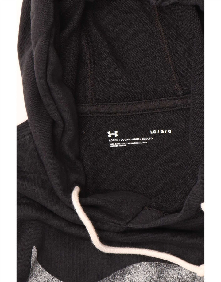 Męski sweter z kapturem Under Armour z grafiką, duży, czarny