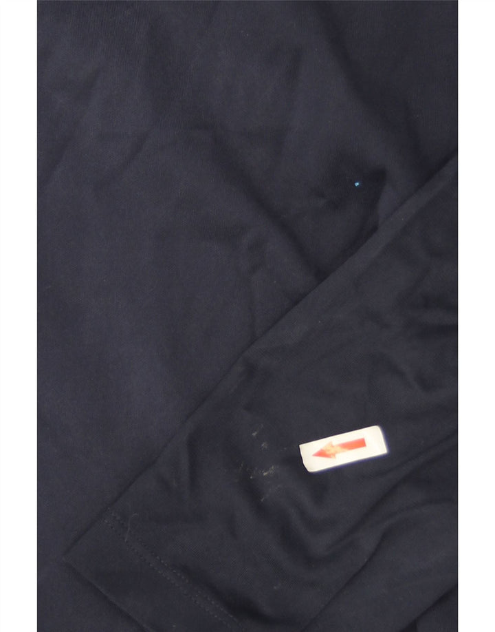 Męski dres Nike Dri Fit z pulowerem, średni granatowy kolor blokowy
