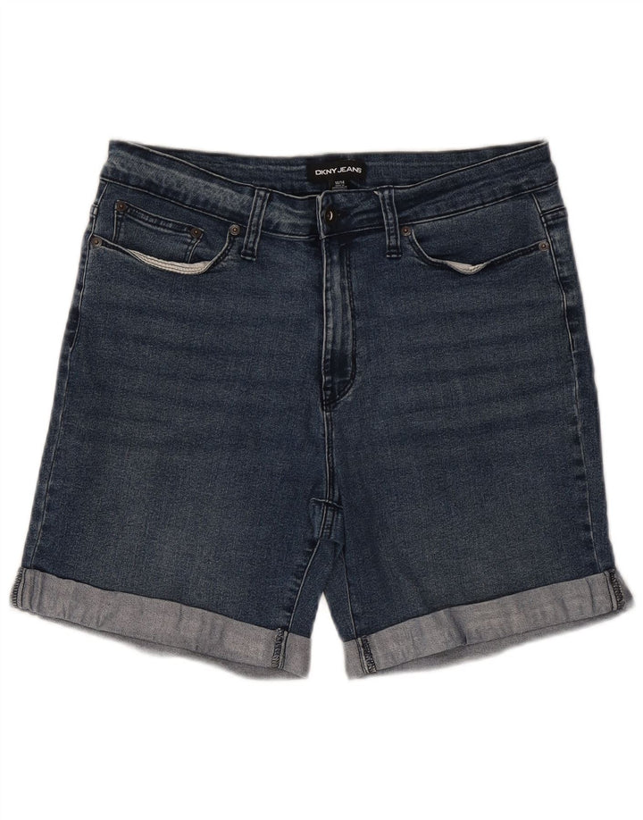 Damskie spodenki jeansowe Dkny US 10, duże, W30, niebieska bawełna