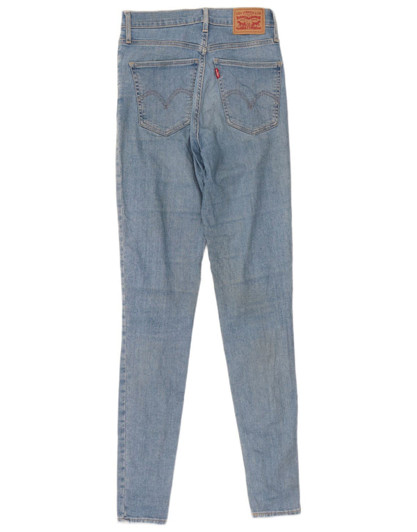 Damskie jeansy Levi's Mile High Super Skinny W27 L31 Niebieskie bawełniane