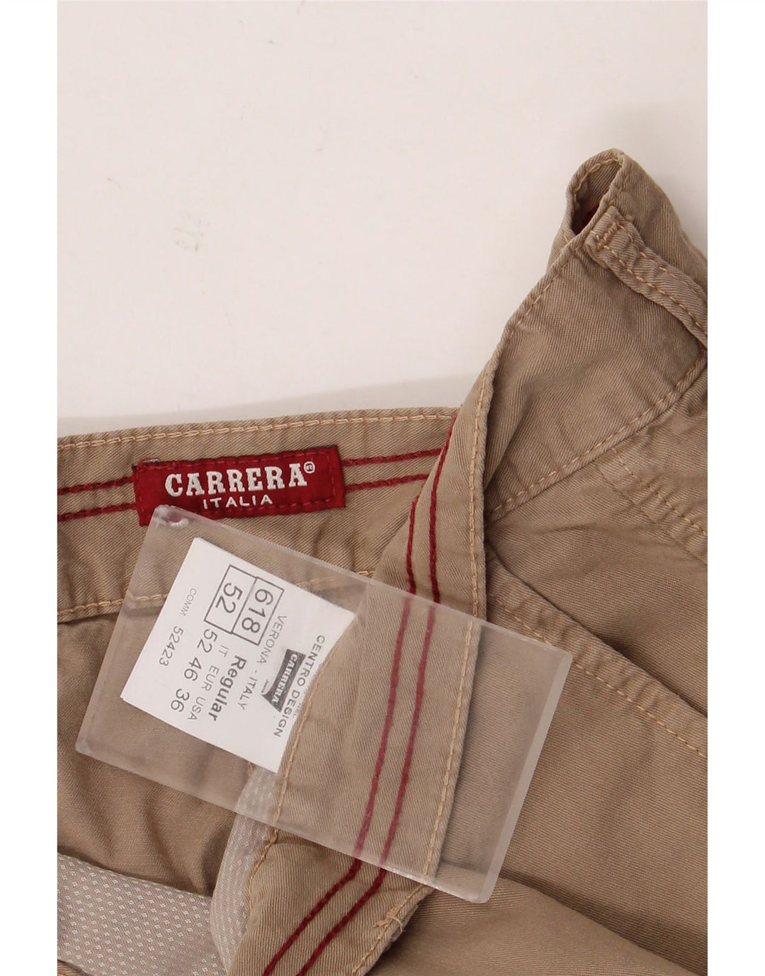 Męskie spodenki cargo Carrera 618 Regular W36, duże, brązowe, bawełniane