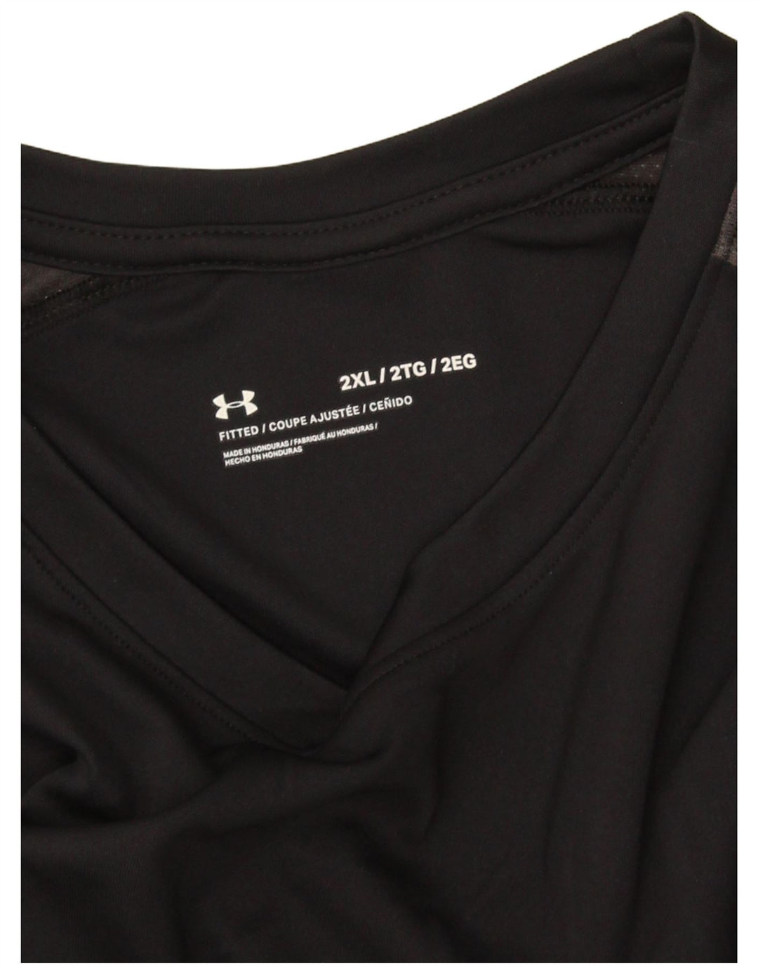 Męski dopasowany t-shirt Under Armour 2XL w kolorze czarnym