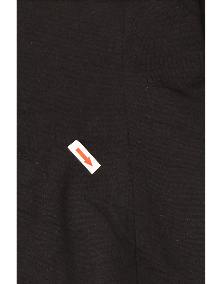 Damska marynarka Zara zapinana na 1 guzik UK 12, średni czarny poliester