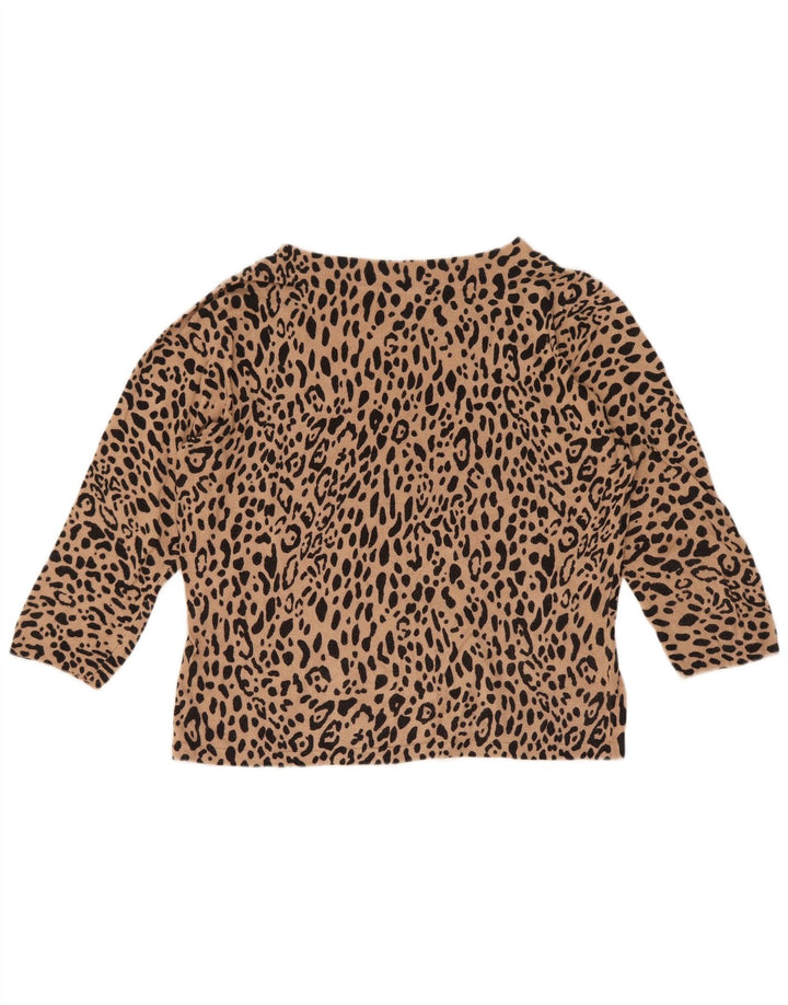 Marks & Spencer Damski sweter z okrągłym dekoltem, UK 12, średni brąz